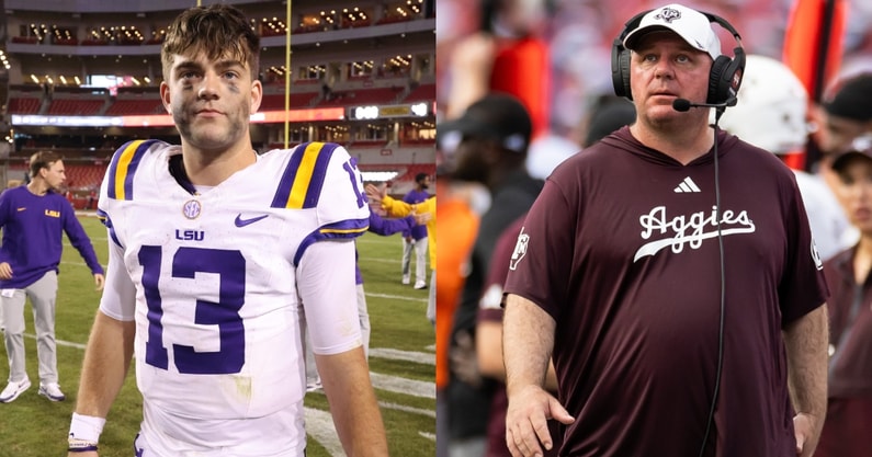 mike-elko-addresses-garrett-nussmeier-viral-comments-kyle-field-tiger-stadium-ahead-matchup