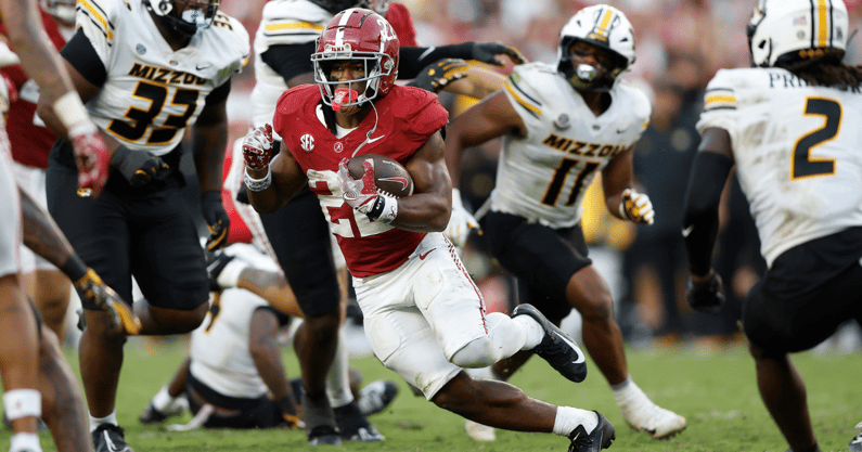 Alabama RB Justice Haynes