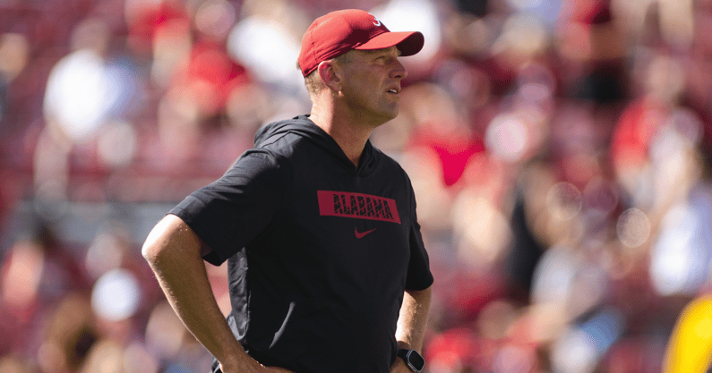 Alabama coach Kalen DeBoer