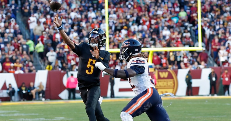 Former LSU QB Jayden Daniels stole headlines with his Hail Mary (Photo: USA Today/Geoff Burke-Imagn Images)