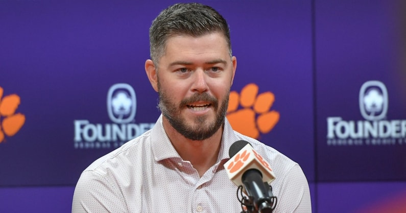 clemson-offensive-coordinator-garrett-riley-addresses-having-name-mentioned-ecu-coaching-search