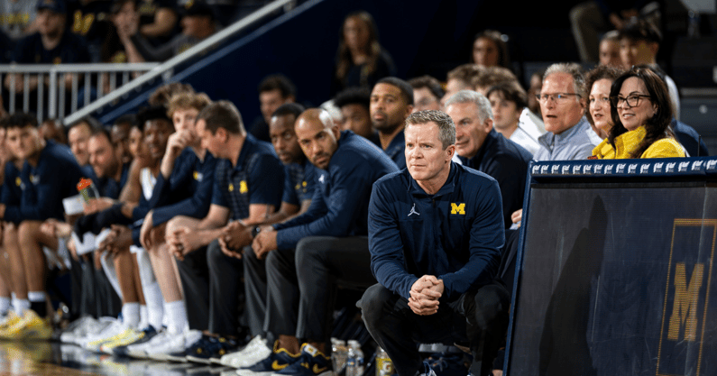 Michigan Wolverines basketball head coach Dusty May took Florida Atlantic to the Final Four. (Photo by Michigan basketball / Instagram)