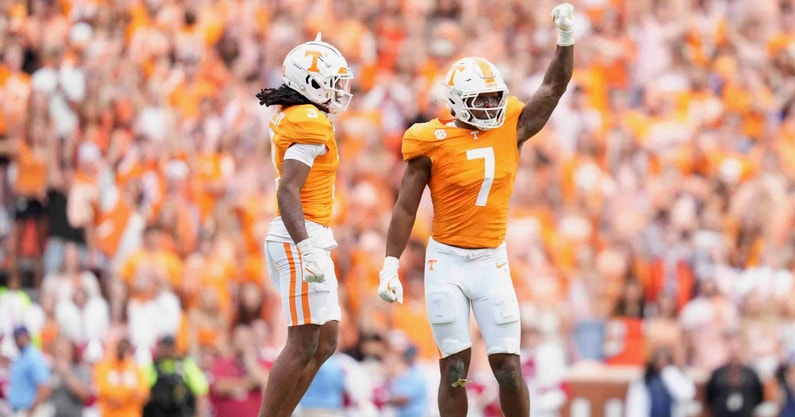 Jermod McCoy, Arion Carter, Tennessee Football | Caitie McMekin/News Sentinel / USA TODAY NETWORK via Imagn Images