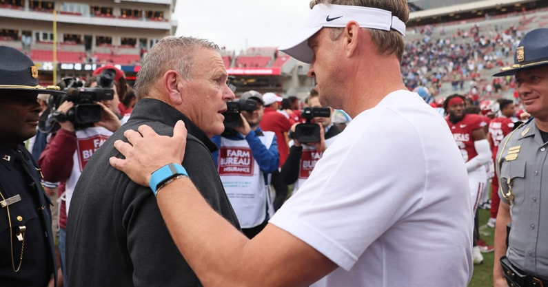 NCAA Football: Mississippi at Arkansas