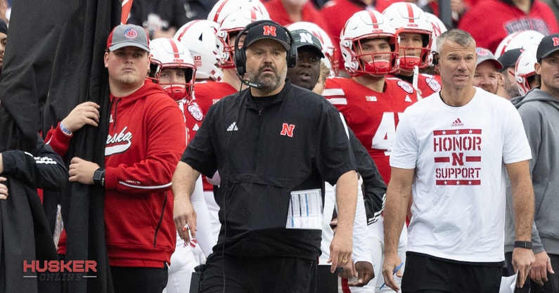 Nebraska football coach Matt Rhule