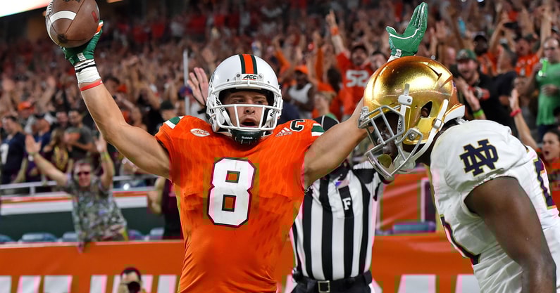 NCAA Football: Notre Dame at Miami