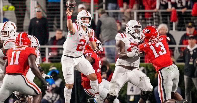 NCAA Football: Mississippi at Georgia
