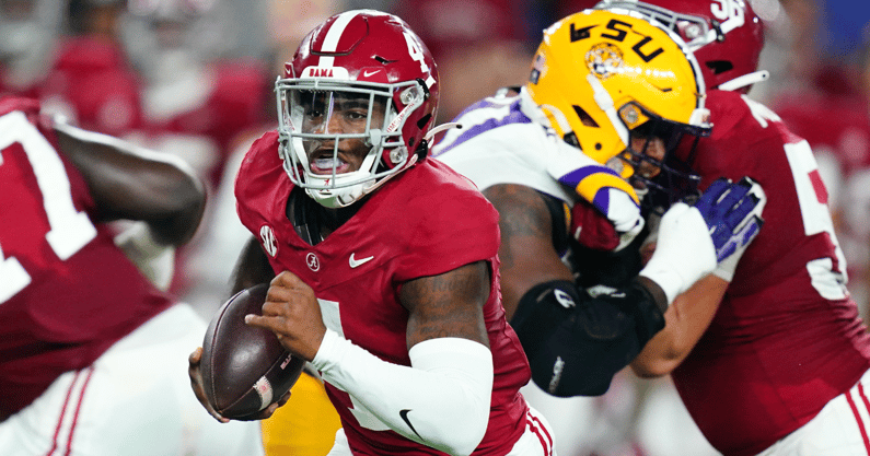 Alabama QB Jalen Milroe