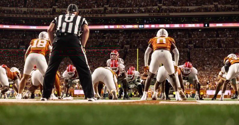 Texas vs Georgia via Brett Patzke-Imagn Images