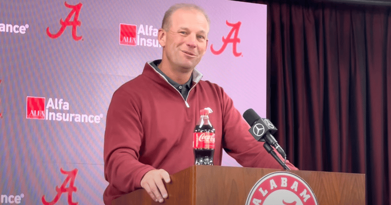 Alabama coach Kalen DeBoer