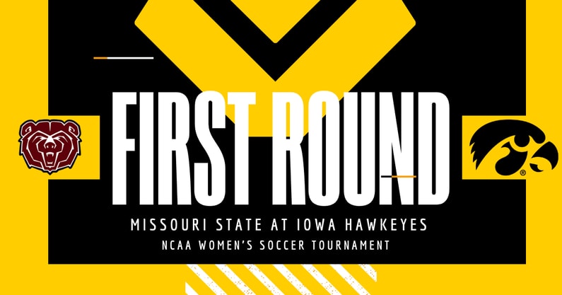 The Iowa women's soccer team will host Missouri State in the NCAA Tournament.