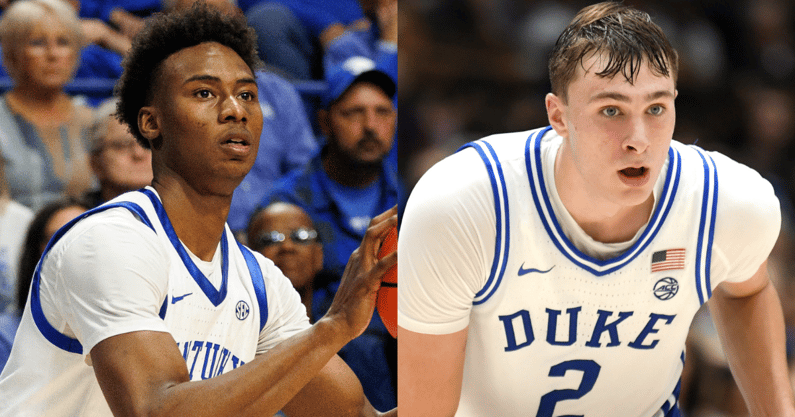 Kentucky's Jaxson Robinson, Duke's Cooper Flagg