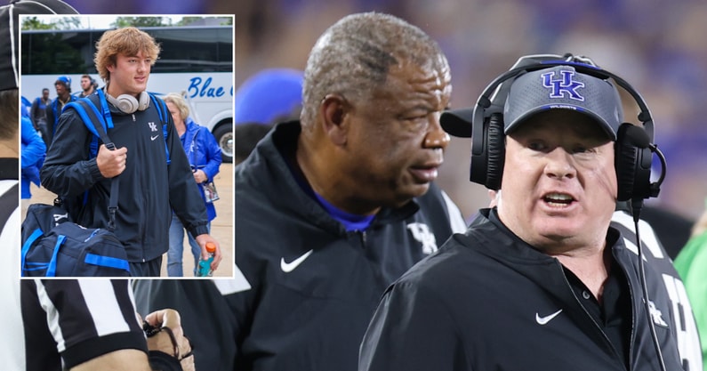 Vince Marrow subbed in for Mark Stoops on his radio show and compared Cutter Boley to Tim Couch (Photos via Kentucky Sports Radio)