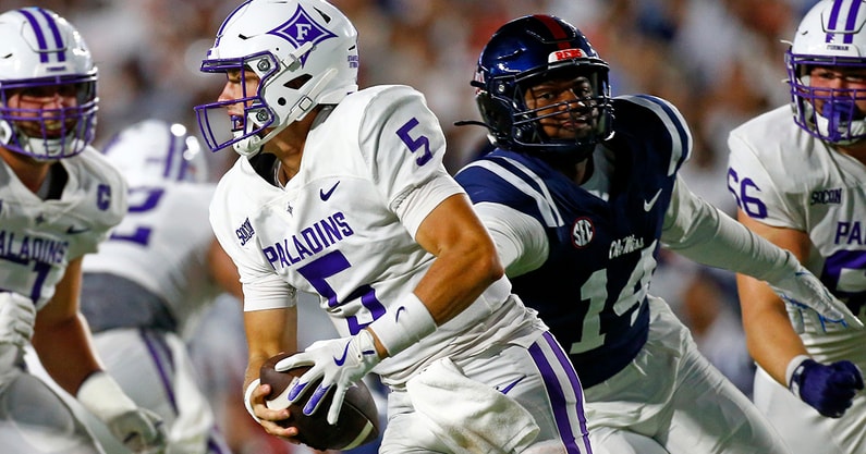 NCAA Football: Furman at Mississippi