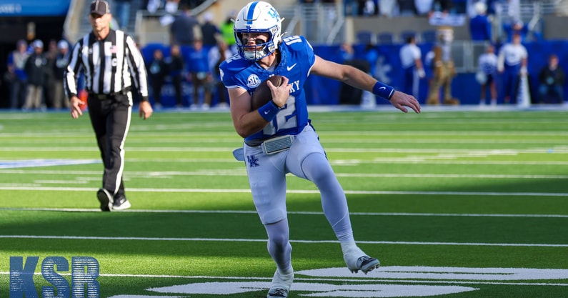 Brock Vandagriff scrambling against Murray State - Mont Dawson, Kentucky Sports Radio