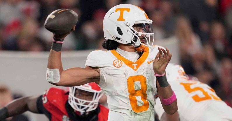 Nico Iamaleava, Tennessee Football |Brianna Paciorka/News Sentinel / USA TODAY NETWORK via Imagn Images