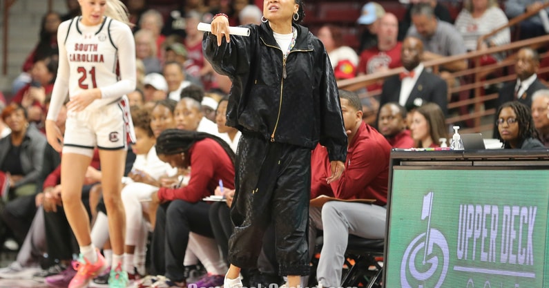 head-coach-dawn-staley_54147055293_o-South Carolina Gamecocks women's basketball vs East Carolina Pirates-Nov 17 2024-Credit CJ Driggers GamecockCentral