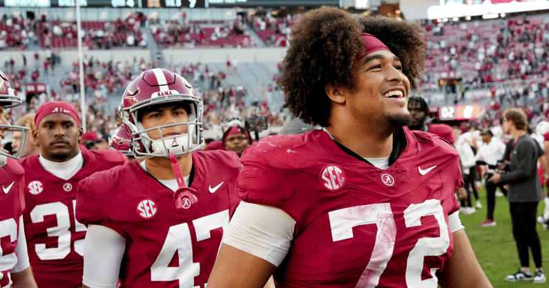 Alabama OL Parker Brailsford