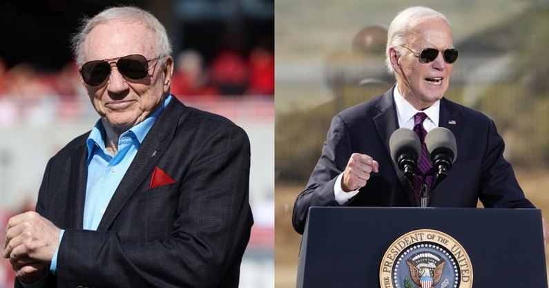 Jerry Jones Joe Biden