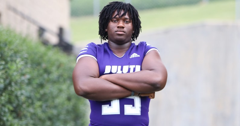South Carolina OL signee Damola Ajidahun pictured at his high school (Photo: On3)