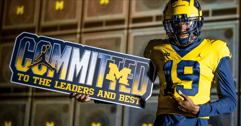 Bryce Underwood has committed to the Michigan Wolverines