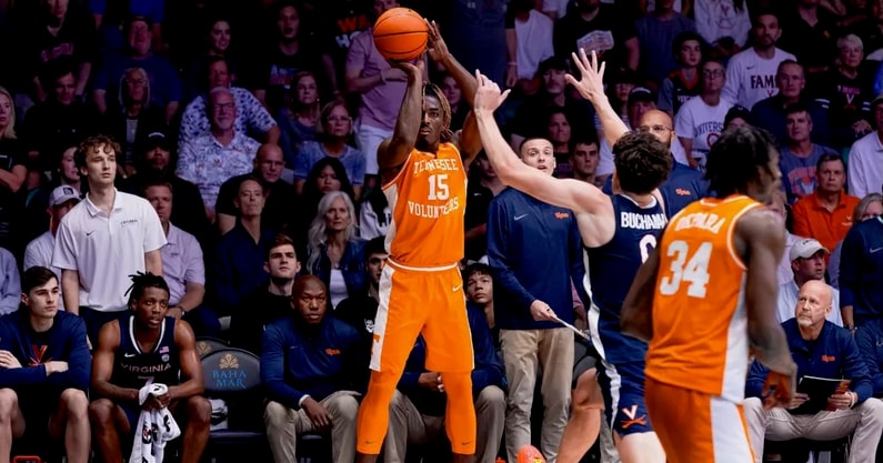 Jahmai Mashack, Tennessee Basketball | Andrew Ferguson/Tennessee Athletics