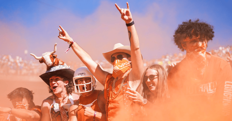 Texas football fans via Mikala Compton:American-Statesman : USA TODAY NETWORK via Imagn Images