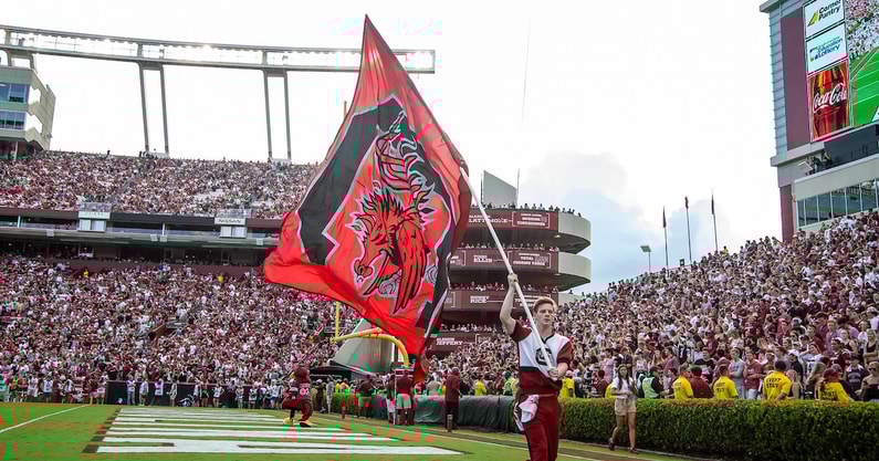 South Carolina's flag in Williams-Brice Stadium (Photo: Montez Aiken | GamecockCentral.com)