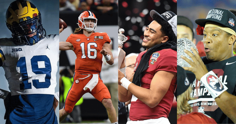 Bryce Underwood Trevor Lawrence Bryce Young Jameis Winston