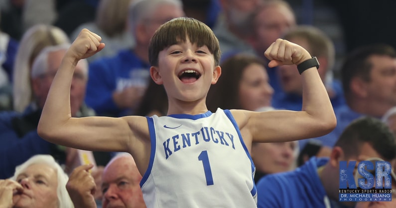 Kentucky fans at Rupp Arena - Dr. Michael Huang, Kentucky Sports Radio