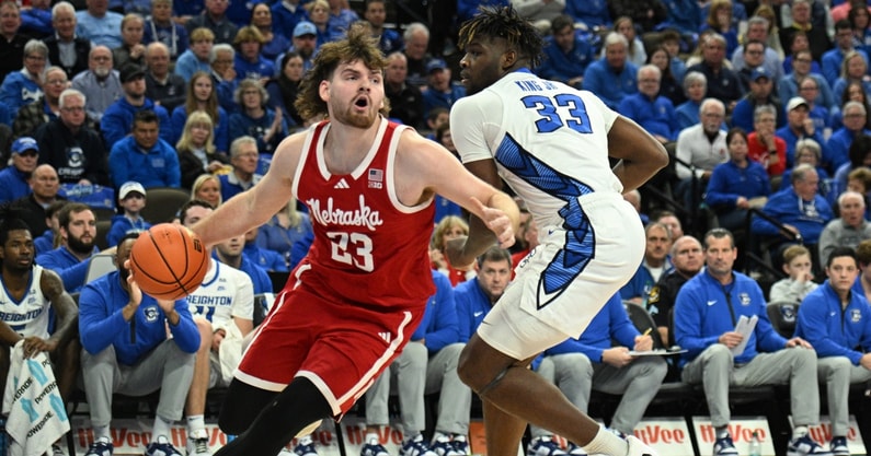 Andrew Morgan Nebraska basketball Creighton 2024-25