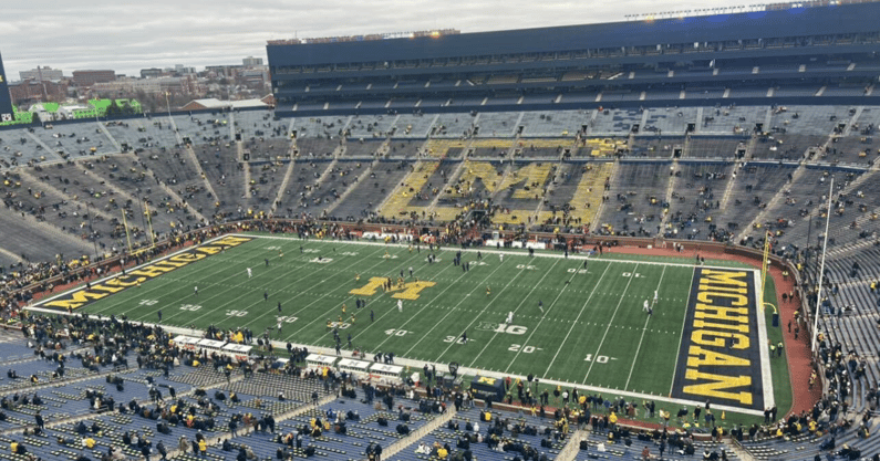 Michigan Stadium Press Box