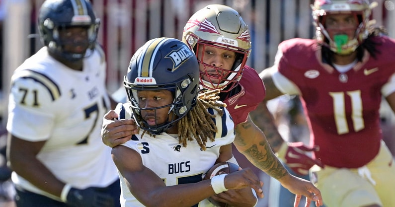 Charleston Southern at Florida State - Byron Turner tackle