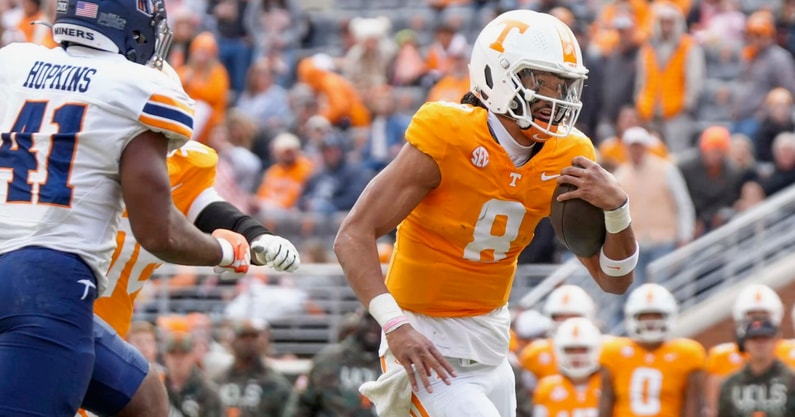 Nico Iamaleava, Tennessee Football | Angelina Alcantar/News Sentinel / USA TODAY NETWORK via Imagn Image