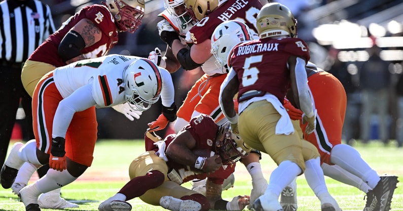 Miami defense BC