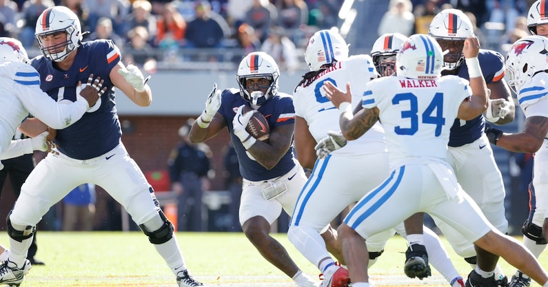 NCAA Football: Southern Methodist at Virginia