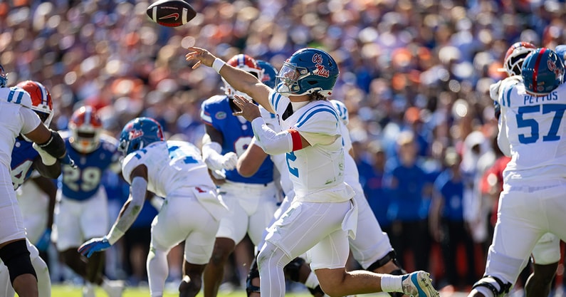 NCAA Football: Mississippi at Florida