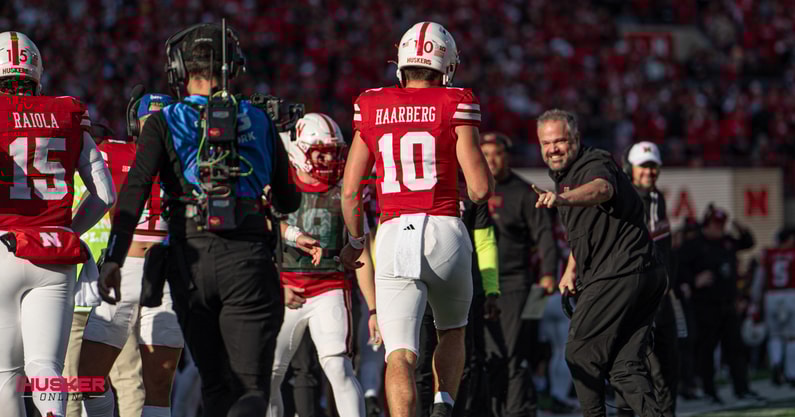 Matt Rhule Heinrich Haarberg Nebraska football 2024