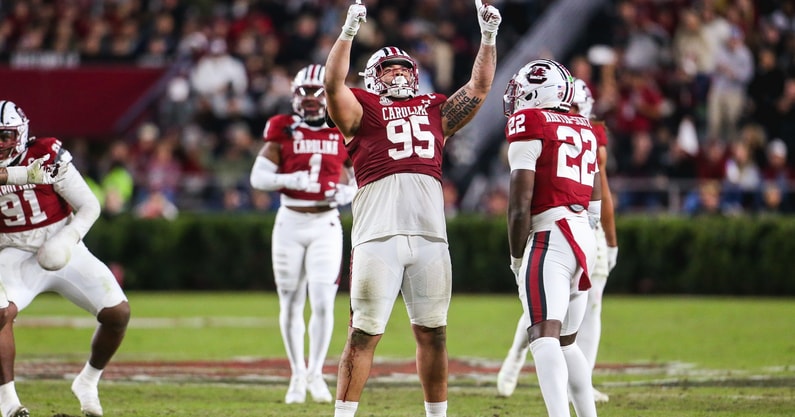 South Carolina defensive tackle Alex Huntley during the Wofford game on Nov. 23, 2024 (Katie Dugan | GamecockCentral.com)