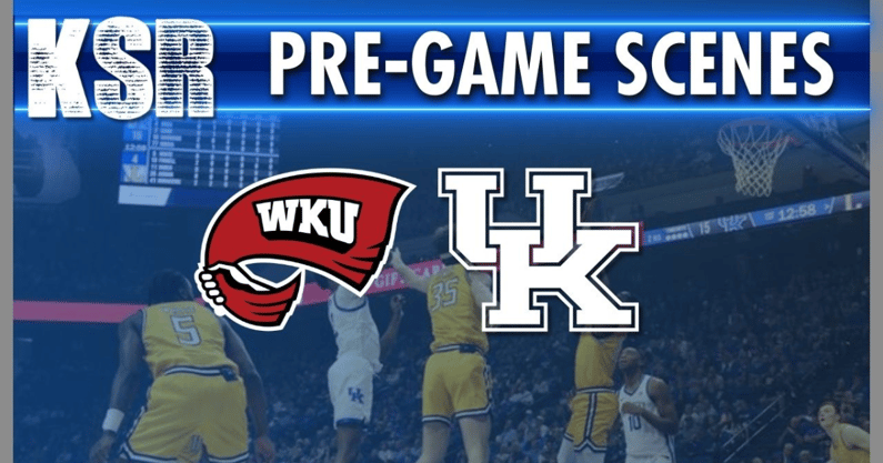 Pregame scenes ahead of Kentucky vs. WKU