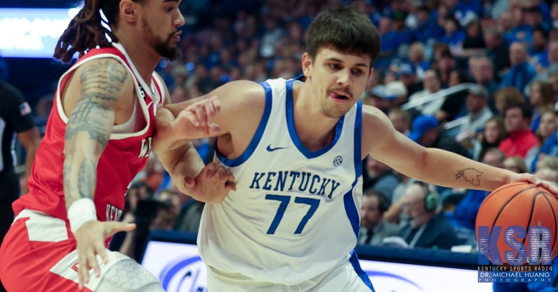Kentucky guard Kerr Kriisa - Dr. Michael Huang, Kentucky Sports Radio