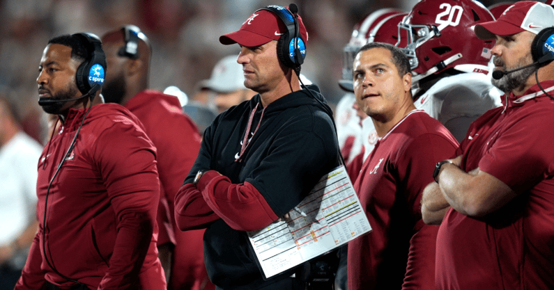 Alabama coach Kalen DeBoer