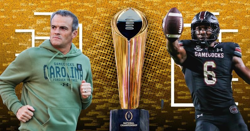 south carolina gamecocks college football playoff graphic