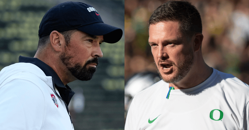 Ohio State HC Ryan Day, Oregon HC Dan Lanning