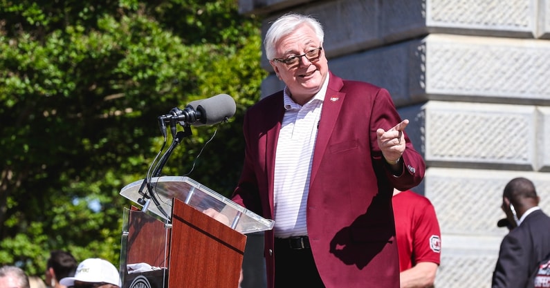 University of South Carolina president Michael Amiridis (Photo: Katie Dugan | GamecockCentral.com)