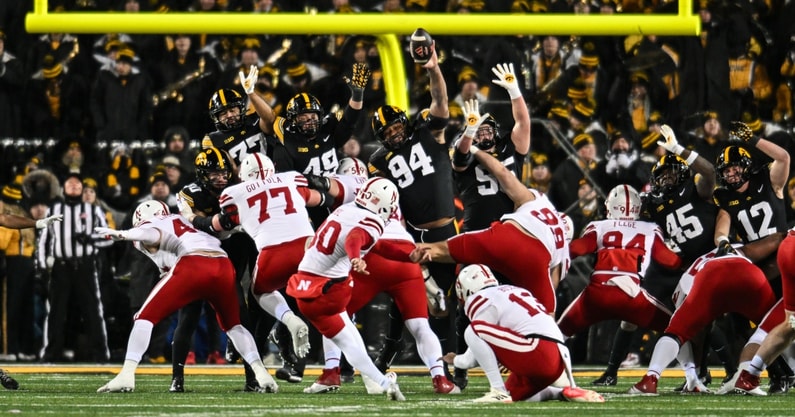 NCAA Football: Nebraska at Iowa