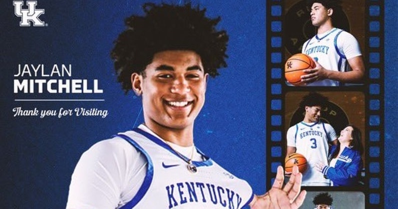 Kentucky hosts No. 2 recruit Jaylan Mitchell on an unofficial visit