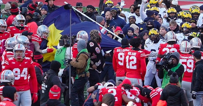 Michigan flag plant Ohio State