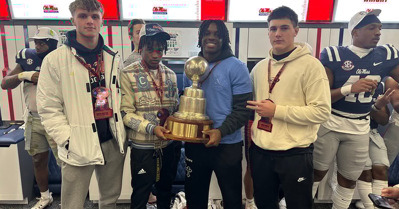 Mack Sutter, Ladarian Clardy, Shekai Mills-Knight and Jared Curtis