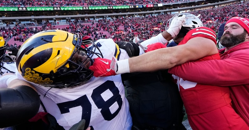 Michigan, Ohio State, fight